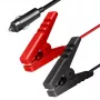 Cable adaptador de corriente DC 12V LogiLink CP0400 con conector de mechero y pinzas de cocodrilo, 2m, 10A, negro/rojo