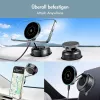 Cargador inalámbrico para coche LogiLink, imán de vacío, plegable 360°, 25W