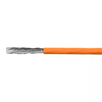 Cable de instalación Cat.7 600 MHz 23 AWG CCA LogiLink, S/FTP 10 m, naranja