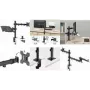 Soporte de mesa para monitor y portátil LogiLink BP0220, 17-32 pulgadas, 10kg monitor, 9kg portátil, negro