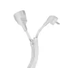 LogiLink funda de cables con cremallera, poliéster, 50 mm de diámetro, blanco, 2 m