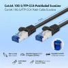 LogiLink EconLine cable de conexión Cat.6A S/FTP LSZH, 7,5 m, negro, CCA