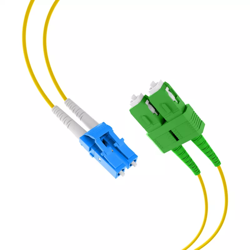 EFB Elektronik latiguillo dúplex LC-SC/APC 9/125µm OS2 LSZH amarillo 2,0mm 40m