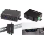 LogiLink hub USB 3.0 industrial de 4 puertos de metal con montaje en carril DIN