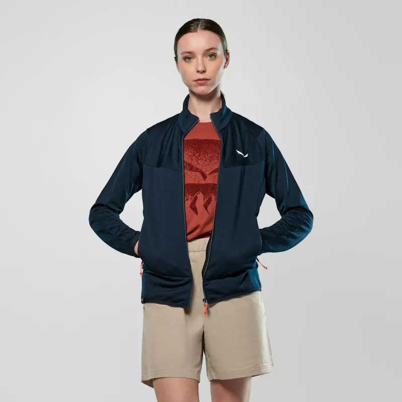 Salewa Puez Altavia PL chaqueta polar para mujer Navy Blazer 36 (S)