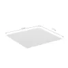 LogiLink EO0086 Alfombrilla protectora de suelo, 117 x 120 cm, extra suave, transparente, antideslizante, para suelos duros