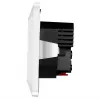 LogiLink Toma de pared con 1 toma Schuko y cargador USB-C de 2 puertos, 25W PD, blanco
