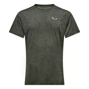 Salewa Puez Melange Dry Camiseta de manga corta - Dark Olive Melange - XL