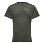 Salewa Puez Melange Dry Camiseta de manga corta - Dark Olive Melange - XL