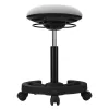 LogiLink Taburete móvil oscilante de altura ajustable, gris