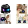 LogiLink SP0073 Altavoz Bluetooth 5.4 TWS portátil con base de succión magnética, iluminación LED, protección contra salpicaduras IPX5, negro