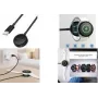 LogiLink PA0381 cable de carga por inducción inalámbrico para Samsung Galaxy Watch, negro, 1 m