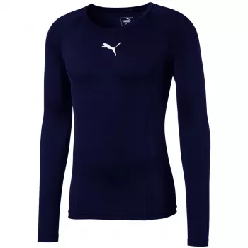 Puma LIGA Baselayer LS camiseta hombre Navy Blue 655920 20 S