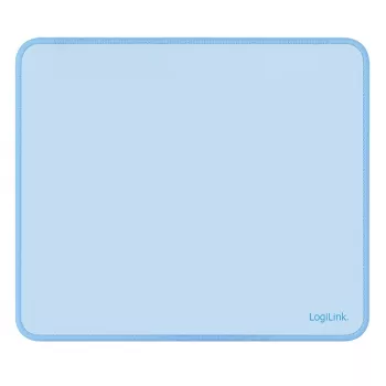 LogiLink alfombrilla de ratón 220 x 250 mm azul - superficie textil, base de goma antideslizante