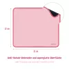 LogiLink alfombrilla de ratón 220 x 250 mm rosa - superficie textil, base de goma antideslizante