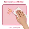 LogiLink alfombrilla de ratón 220 x 250 mm rosa - superficie textil, base de goma antideslizante