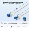 LogiLink Cable de red SlimLine Cat.6A S/FTP LSZH, blanco, 15 m