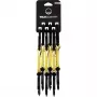 Wild Country HMS Screwgate Mosquetón de bloqueo pack de 6 - Negro/Amarillo, 25 kN
