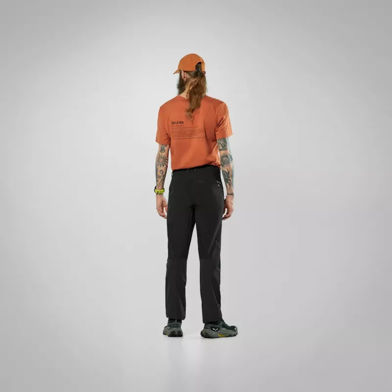 SALEWA Puez Dolomia 2 pantalón de trekking para hombre Black Out talla L