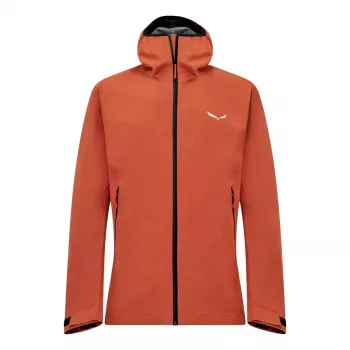 Salewa Hombre Puez GTX 3L EPE Chaqueta impermeable Hardshell - Bombay Brown, Talla L (EU 50)
