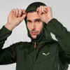 Salewa Puez Altavia PL HD Hombre Chaqueta de forro polar con capucha - Verde oscuro, Talla M