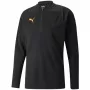 PUMA Hombre individualFINAL 1/4 Zip Camiseta de entrenamiento Negro
