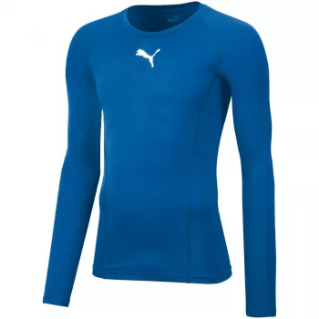 Puma Camiseta Liga Baselayer Tee LS para hombre Azul 655920 02 S
