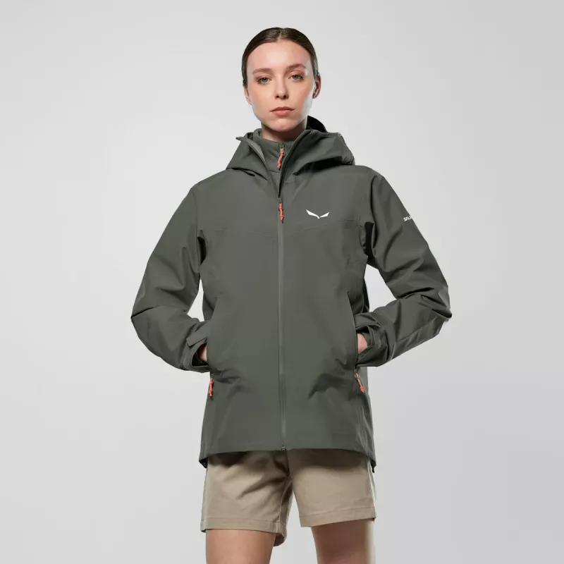 Salewa Chaqueta Puez GTX 3L para mujer Cactus Green