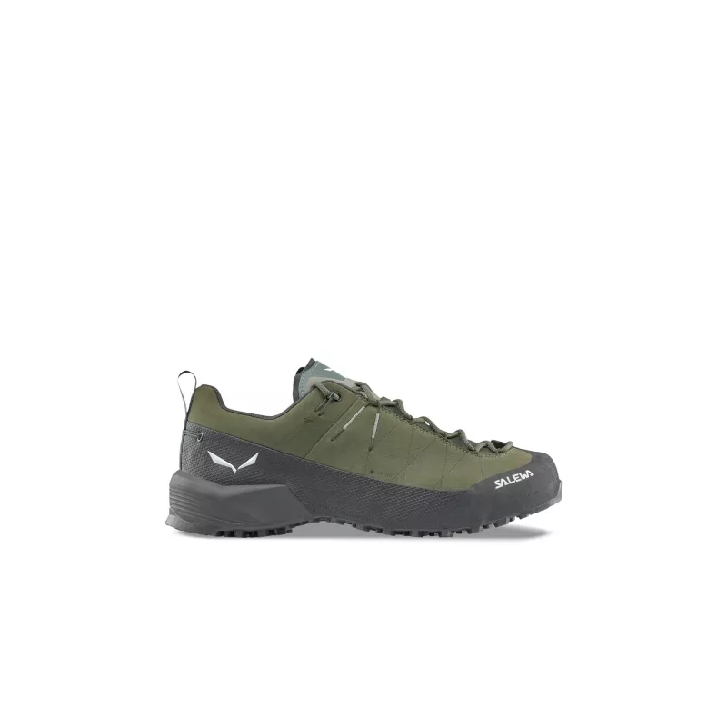 Salewa Zapatillas de aproximación Wildfire Leather 2 GTX para hombre Faded Green/Negro EU 40.5