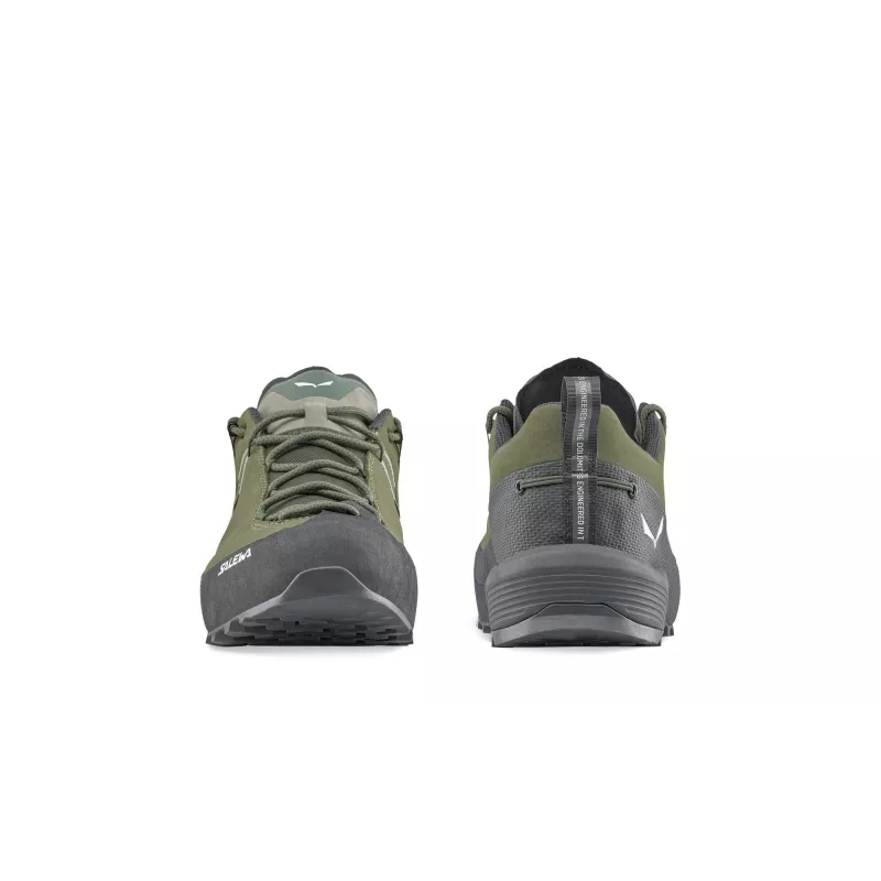 Salewa Zapatillas de aproximación Wildfire Leather 2 GTX para hombre Faded Green/Negro EU 40.5