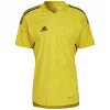 adidas Condivo 22 Camiseta de portero de manga corta para hombre Solar Yellow HF0138