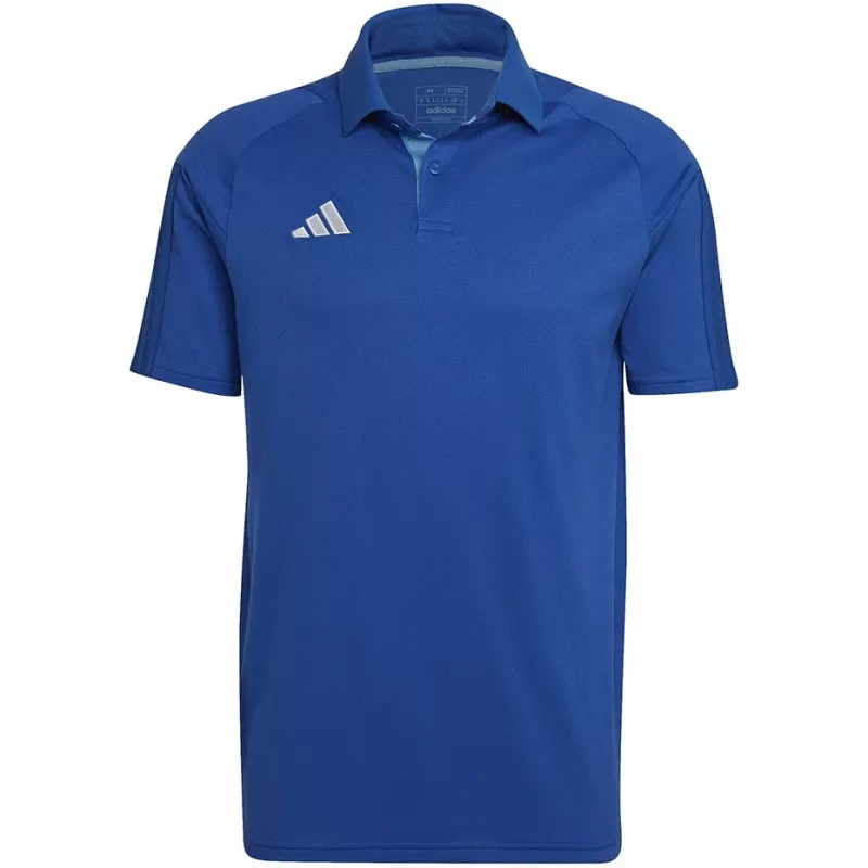 adidas Tiro 23 Competition Polo Camiseta para hombre Team Royal Blue/Blanco 2XL