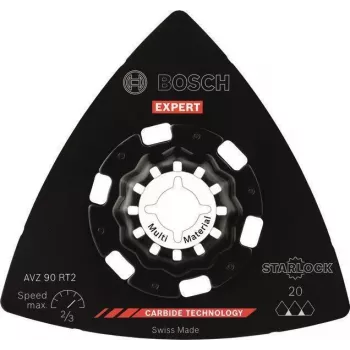 Bosch Expert Carbide-RIFF ACZ 85 RT3 Starlock Hoja de sierra segmentada para eliminar mortero de juntas y para materiales abrasivos, 85 mm, 1 unidad