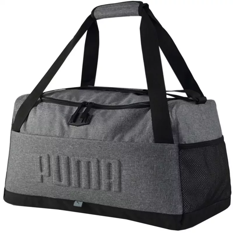 PUMA S Sports S Bolsa 35L Bolsa de viaje gris con compartimento ventilado para zapatos
