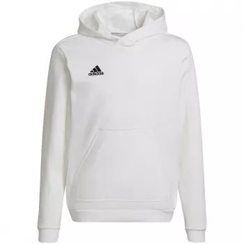 adidas Entrada 22 Sudadera con capucha para niños Blanco HG6303 (152 cm)