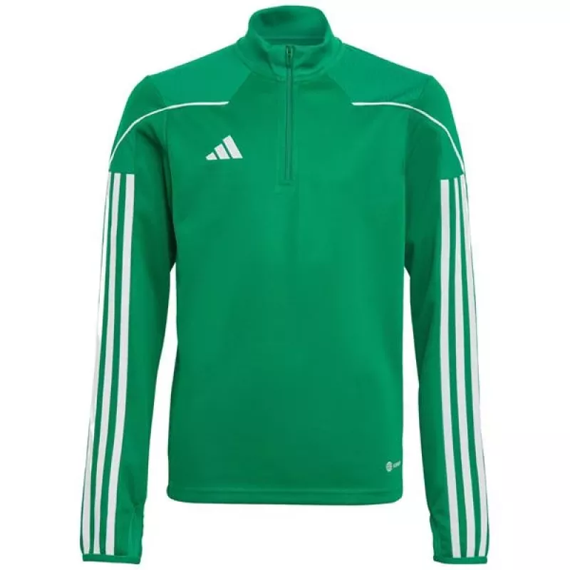 adidas Tiro 23 League top de entrenamiento para niños verde 176cm