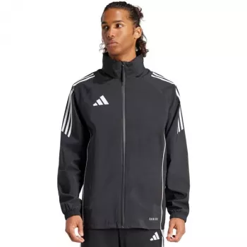 adidas Tiro 24 Rain chaqueta de fútbol hombre negro blanco IJ7390 M