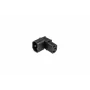 Kabelmeister adaptador de red en ángulo IEC C14 a C13, 10A 250V, negro
