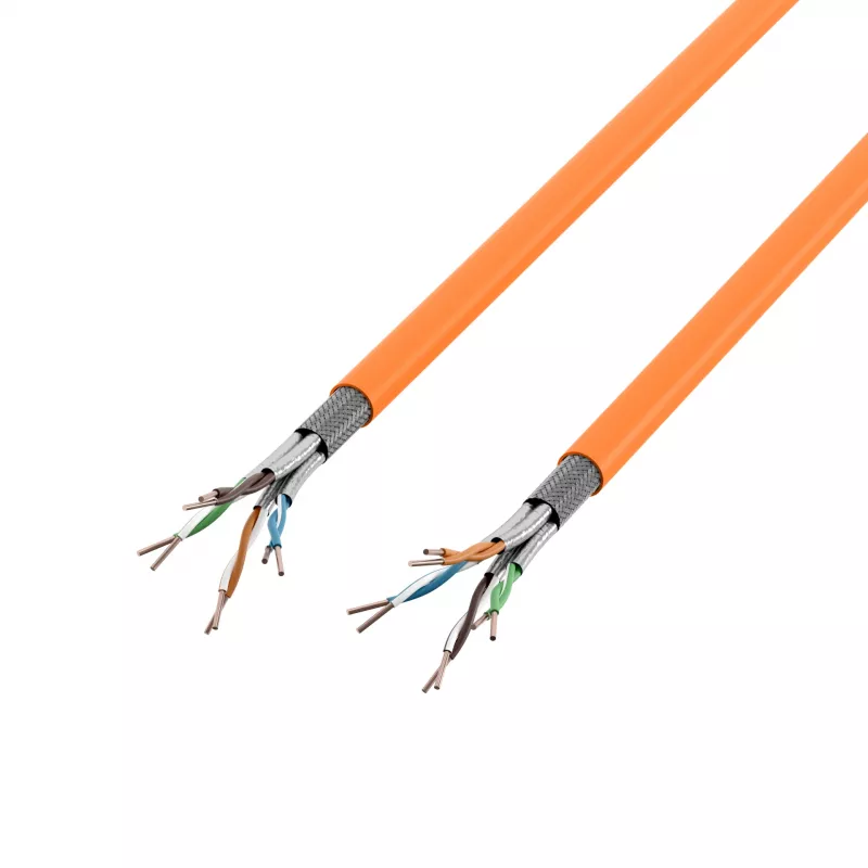 EFB Elektronik INFRALAN Cable de instalación a granel 1m SFTP Cat.7 LSZH naranja