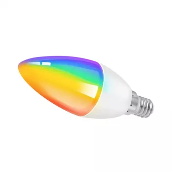 LogiLink WiFi Smart bombilla de vela E14, compatible con Tuya