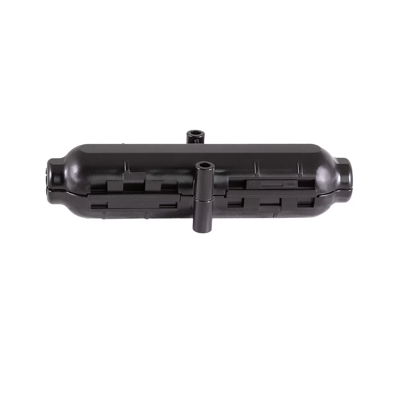 LOGILINK Caja de conexión de cables para exterior IP54, caja de conexión resistente a la intemperie para alargadores y conectores, negro/gris