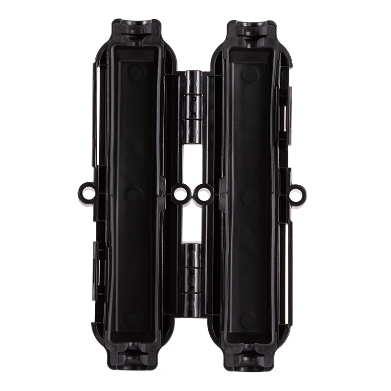 LOGILINK Caja de conexión de cables para exterior IP54, caja de conexión resistente a la intemperie para alargadores y conectores, negro/gris