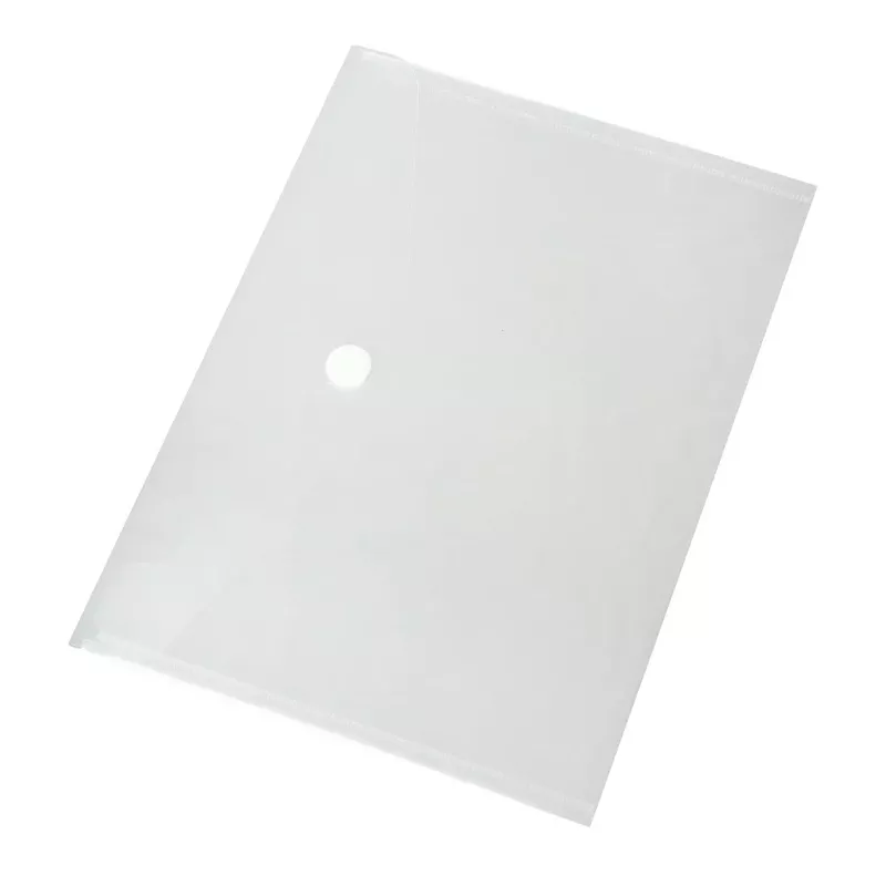 Eichner Fundas de documentos DIN A4 horizontal transparentes lisas, pack de 5
