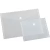 Eichner Fundas de documentos DIN A4 horizontal transparentes lisas, pack de 5