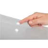 Eichner Fundas de documentos DIN A4 horizontal transparentes lisas, pack de 5
