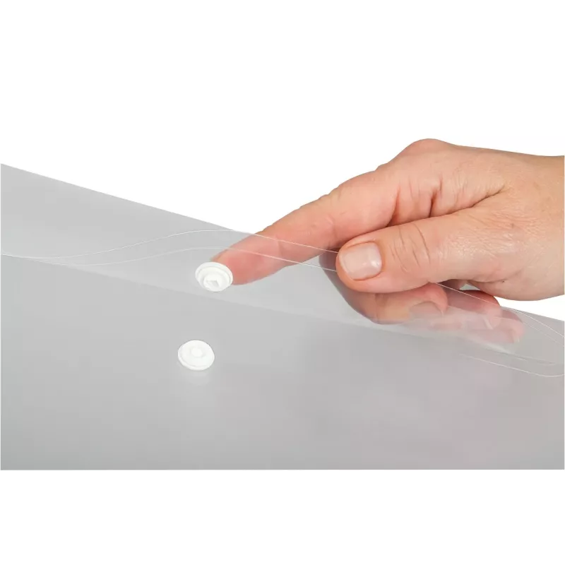 Eichner Fundas de documentos DIN A4 horizontal transparentes lisas, pack de 5