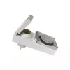 LogiLink ET0006 Temporizador mecánico para exterior, IP44, 3680 W, 16 A, programa diario, 96 segmentos, intervalos de 15 minutos, Schuko, negro/gris