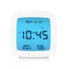 LogiLink Despertador digital, forma de TV, blanco