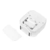 LogiLink Despertador digital, forma de TV, blanco