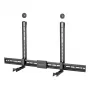 LogiLink BP0205 Soporte universal para barra de sonido, soporte VESA, profundidad ajustable 86-155mm, 15kg, negro